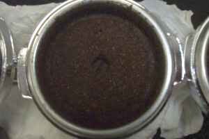 A very well defined screw impression in the puck.