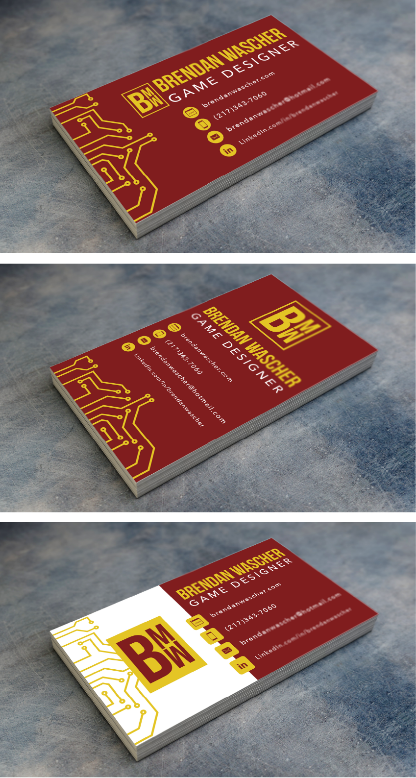 Video Game Developers Business Card