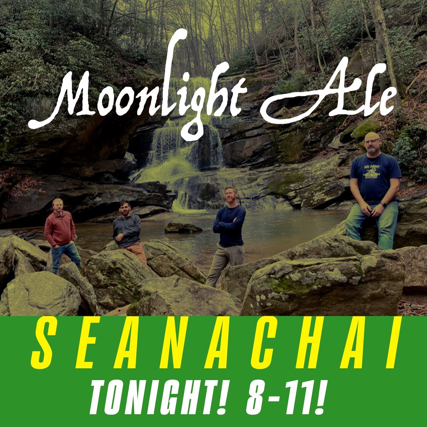 @seanachaiwhiskeyandcocktailbar, it has been a minute! Our first non-Paddys Day Seanachai gig in forever is tonight, and we want to see you there! Some of our best nights as a band have been at this wonderful pub, let's add another one. Music goes 8-