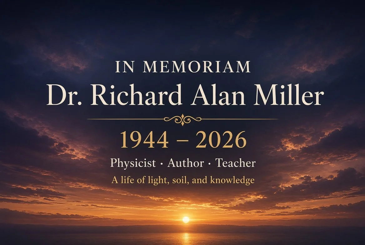 IN MEMORIAM - DR. RICHARD ALAN MILLER  1944 - 2026