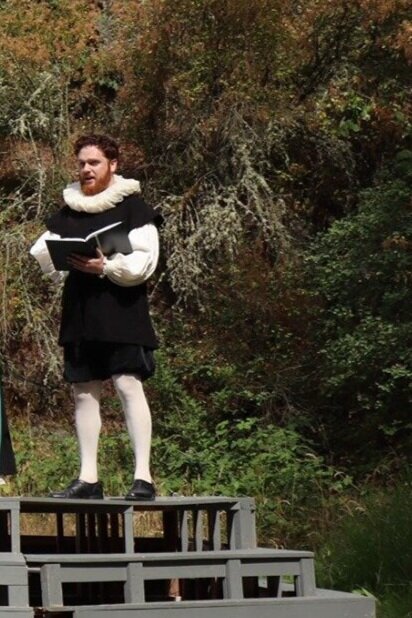 John Roberson as William Shakespeare