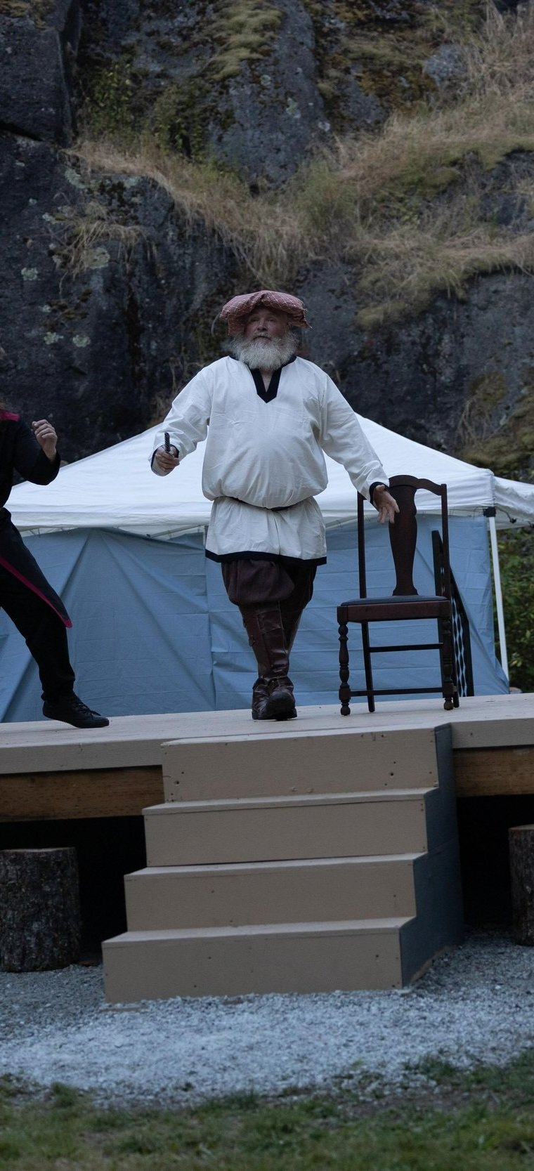 Trey Hatch as Sir John Falstaff