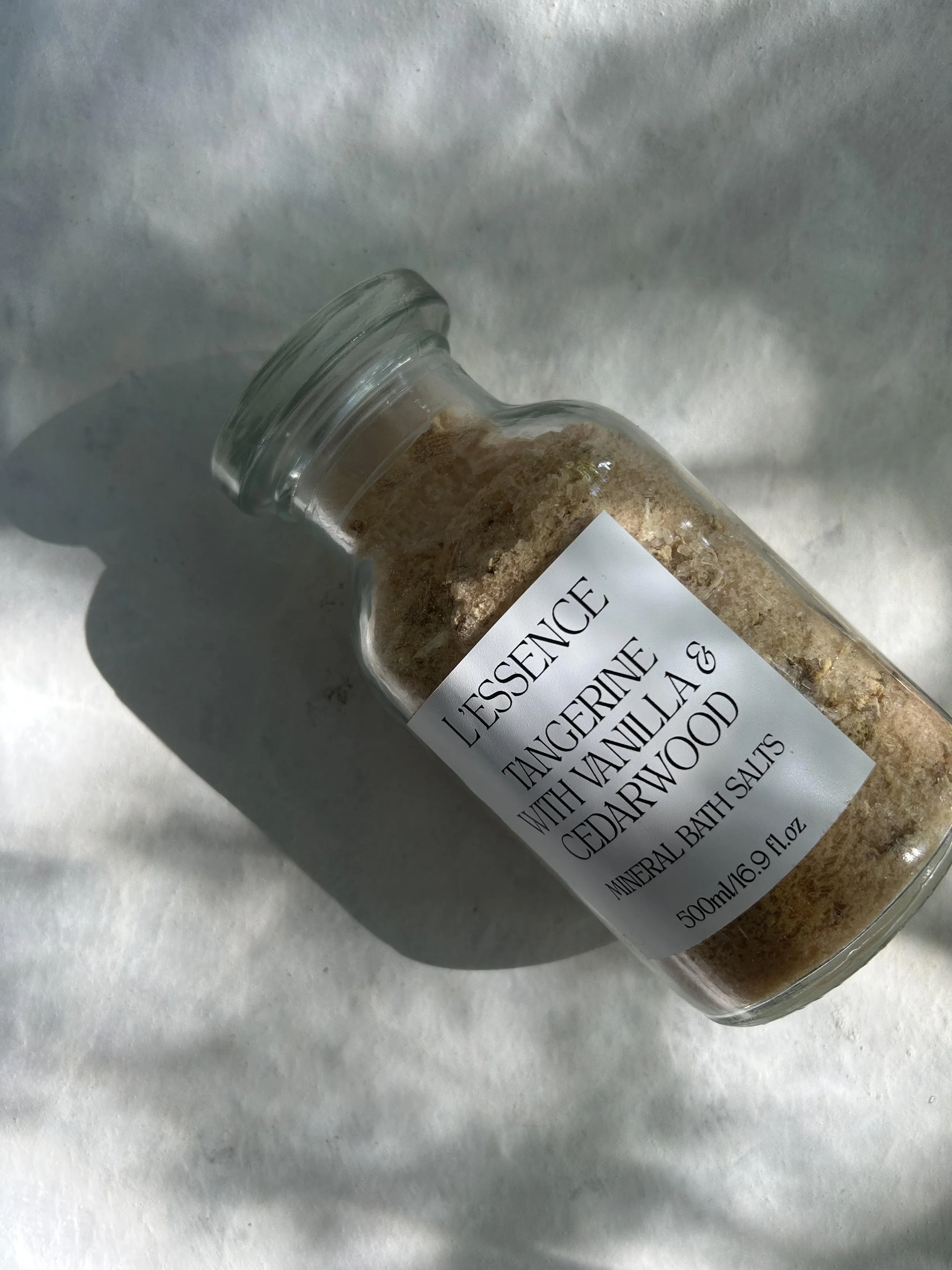 Tangerine with Vanilla &amp; Cedarwood Mineral Bath Salts