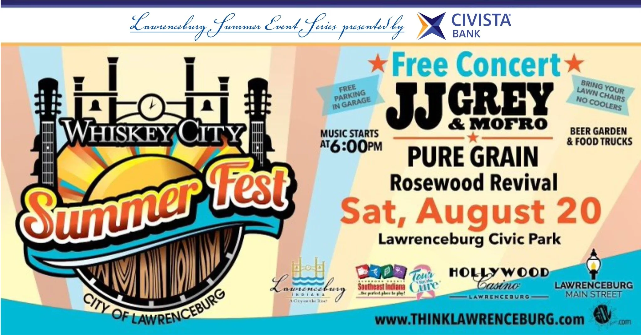 Whiskey City Summer Fest w/JJ Grey and Mofro