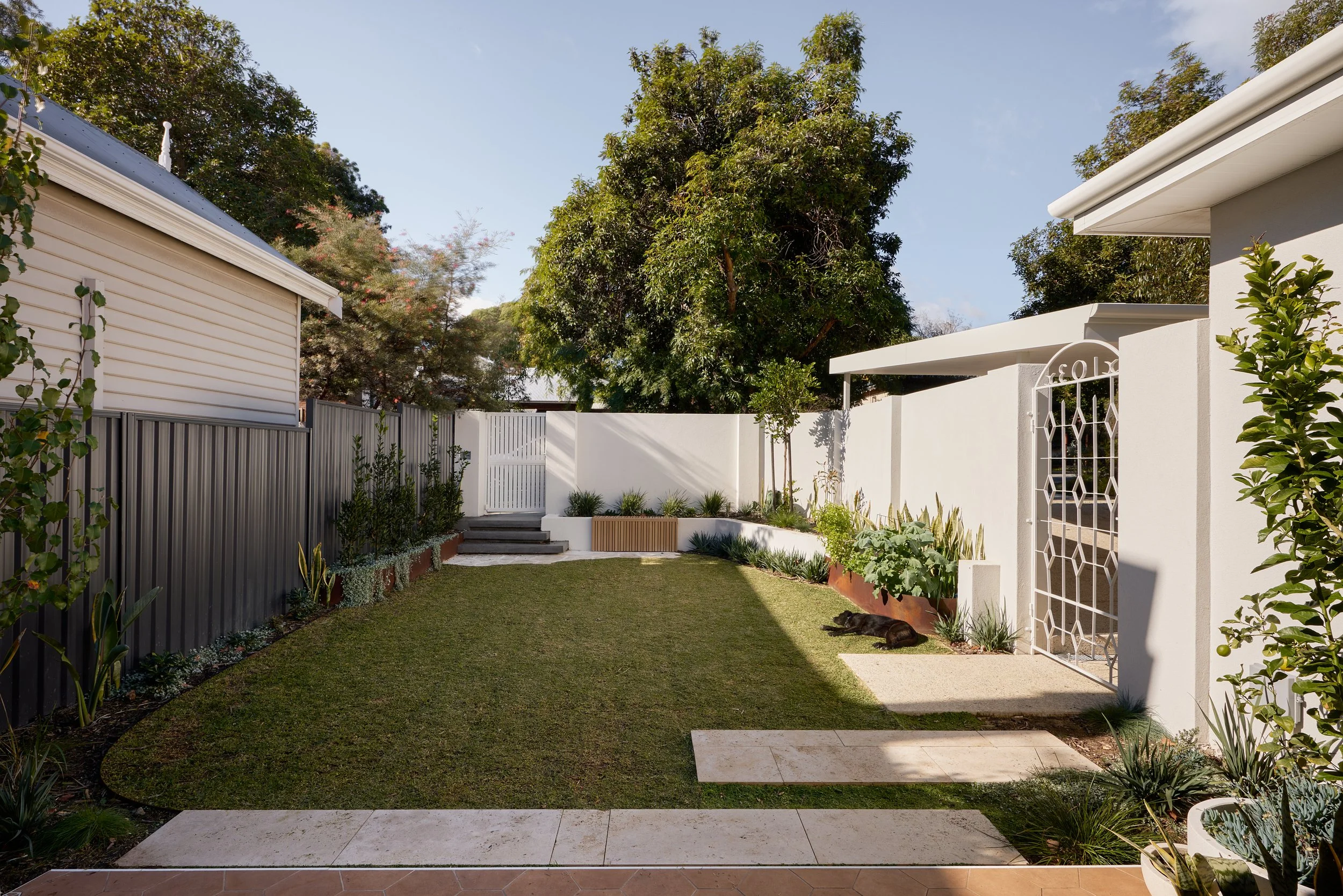 Front courtyard