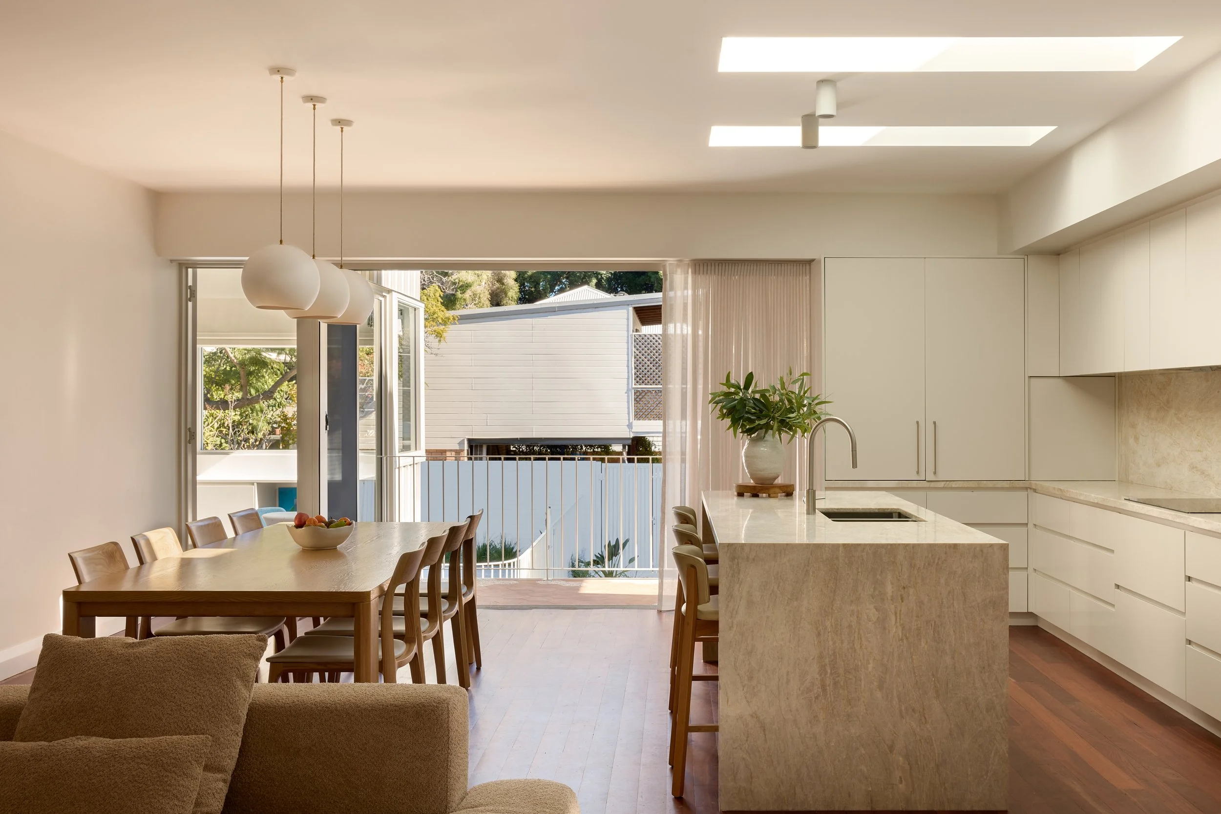 Kitchen and dining space