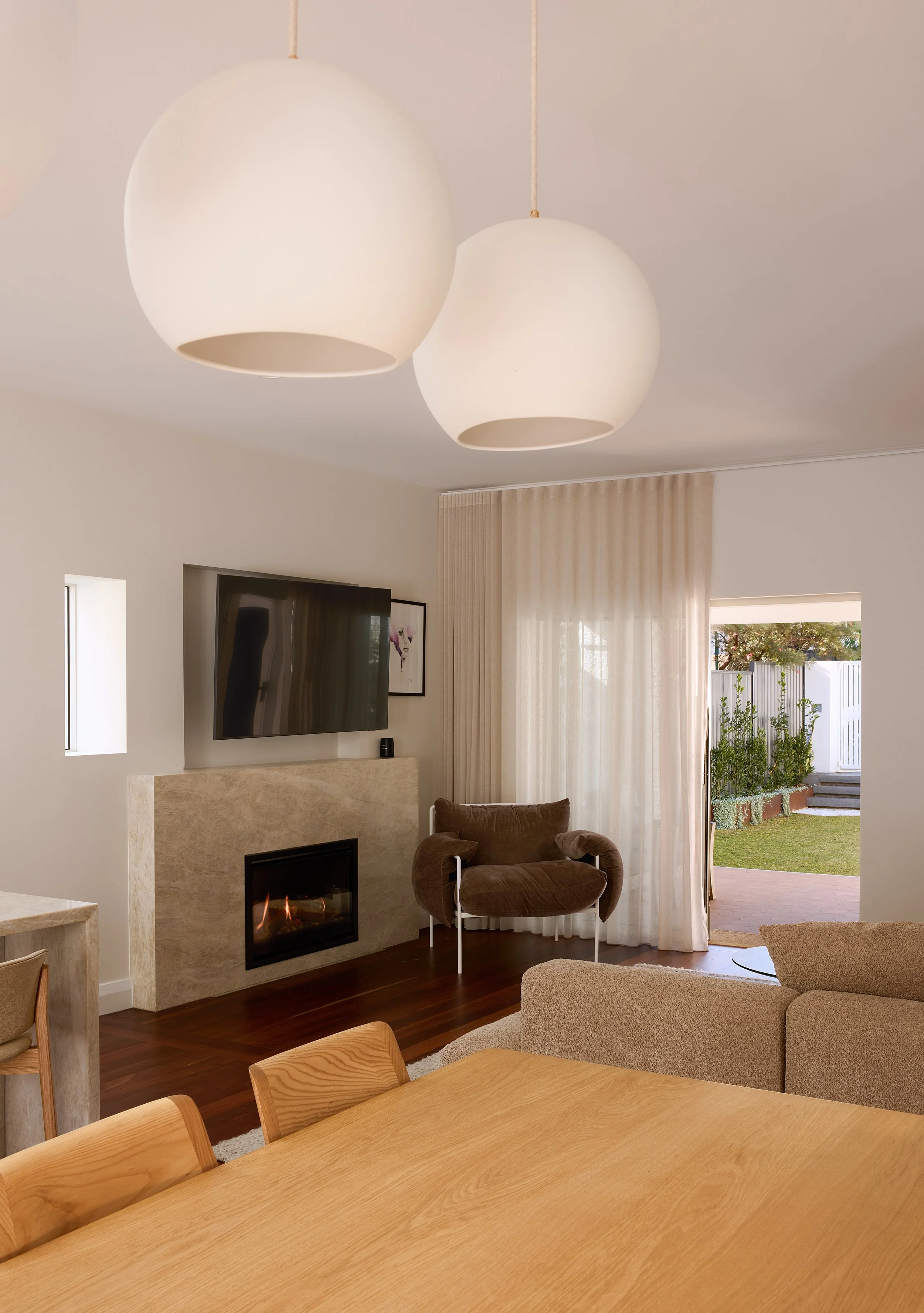 Living and dining space