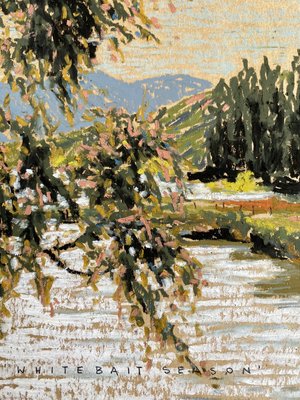 Easy Oil Pastel Landscape painting for beginners, MOUNTAIN SCENERY