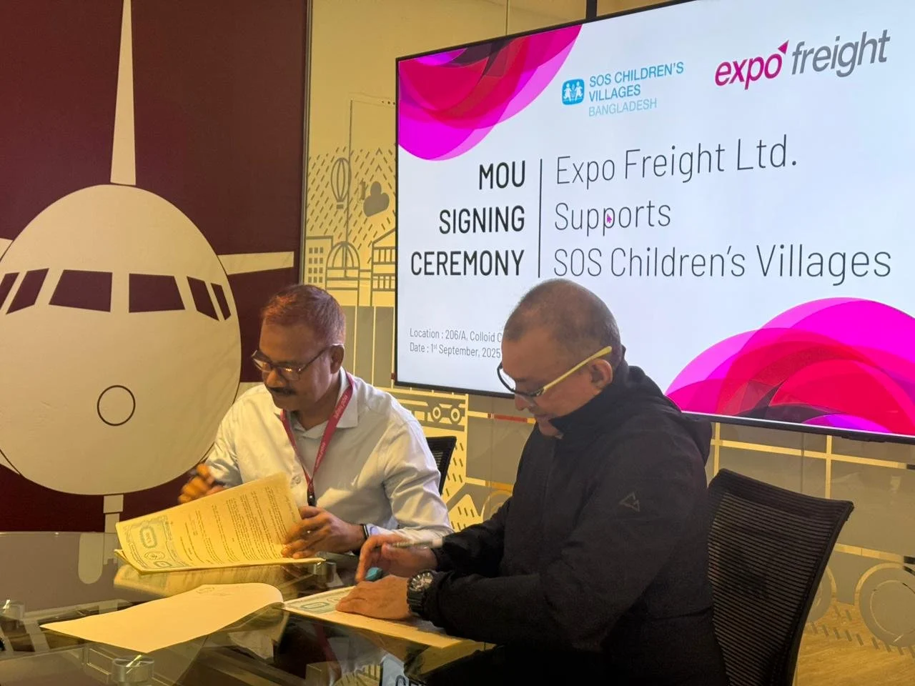 Expo Freight Renews Partnership with SOS Children’s Villages Bangladesh