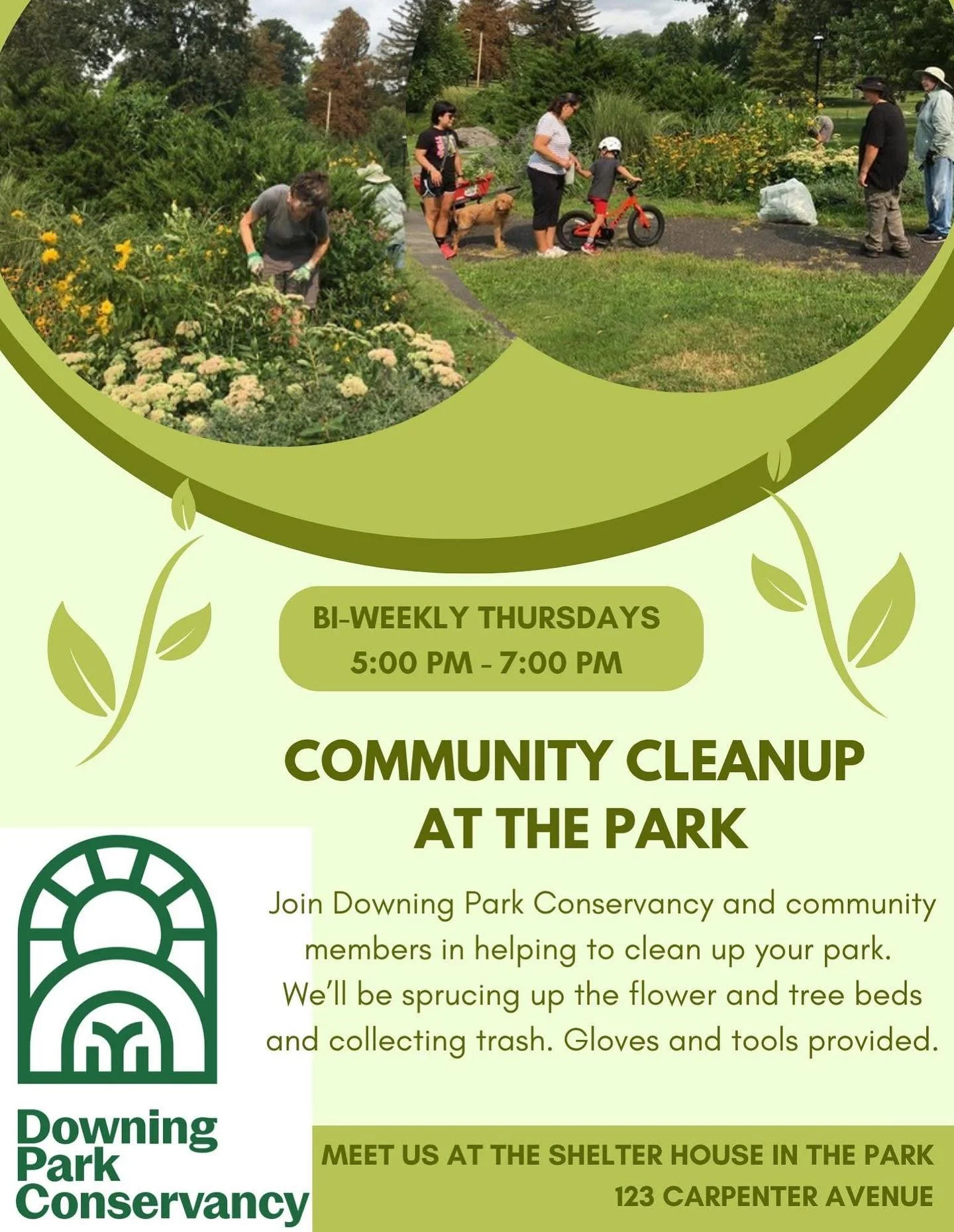 Come out and join us from 5-7 p.m. on Thursday, October 16, along with neighbors and community members, in helping to clean up our park during our bi-weekly weekday cleanup.
🌳🌿🌾🍁🌻
We&rsquo;ll have beautiful, cooler Autumn park cleanup weather in