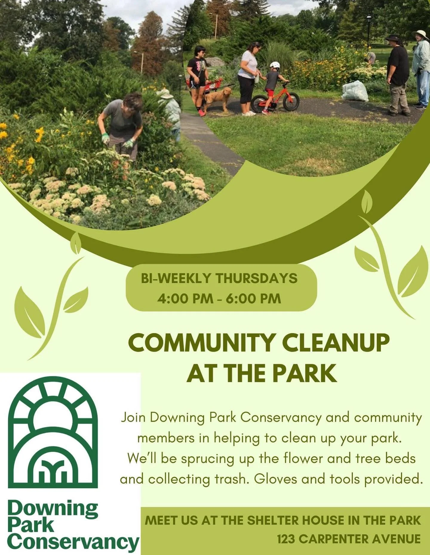 Come out and join us from 4-6 p.m. on Thursday, October 30, along with neighbors and community members, in helping to clean up our park during our bi-weekly weekday cleanup.
🌳🌿🌾🍁🌻
We&rsquo;ll be sprucing up the flower and tree beds and collectin