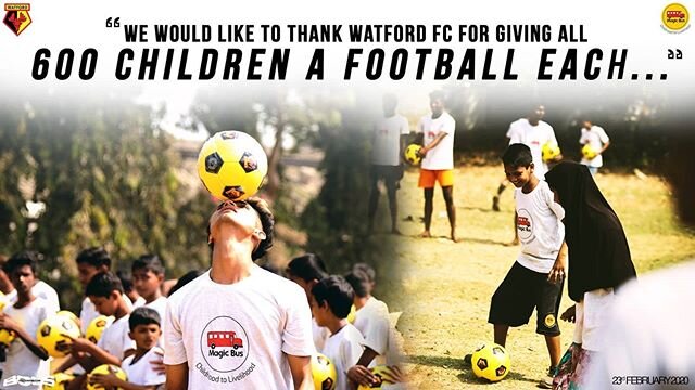 Touching words for @watfordfcofficial and @bossindiaent for their sweet gesture towards the children of @magic.bus  foundation!
.
.
.
.
#charity #watfordFC #london #Mumbai #premierleague #charityevent #spreadinghappiness #spreadinglove #donation #foo