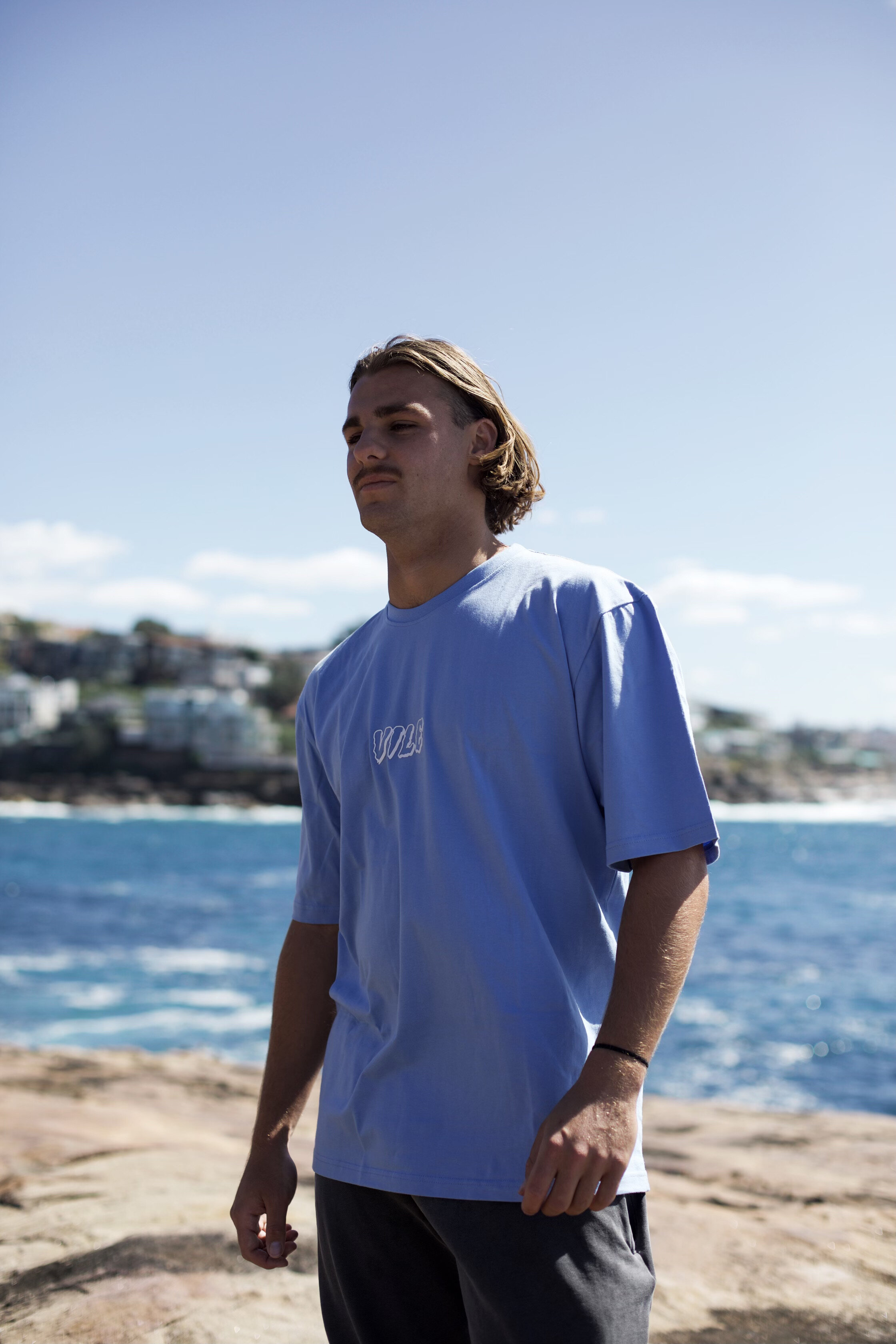 'VILE' Box Tee (Blue)