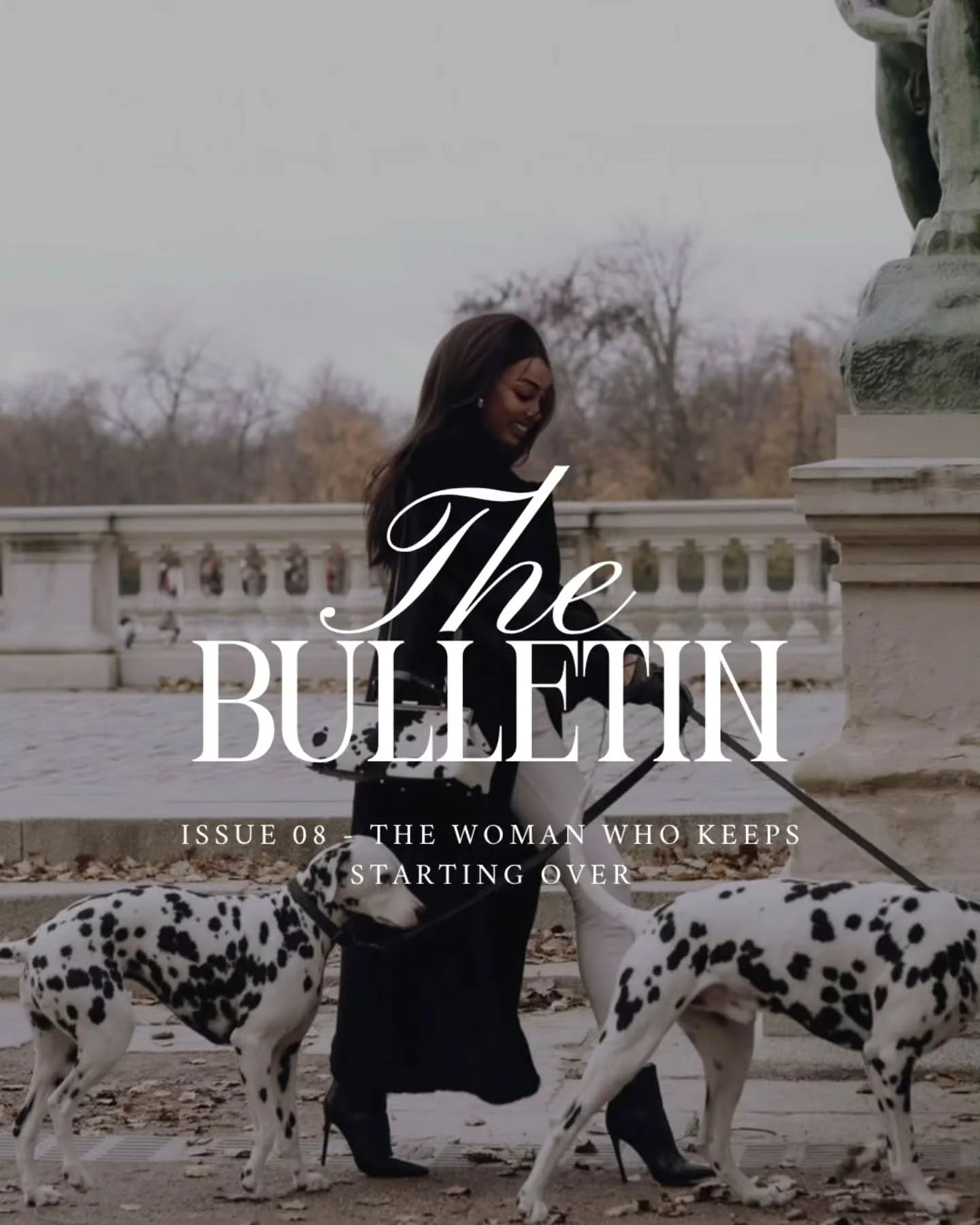 Have you caught up on your latest issue of The Bulletin?

Issue 08 - The Woman Who Keeps Starting Over reflects in the idea of always starting again and whether it's helpful or a hindrance to your reinvention.

You can find the full issue in your inb
