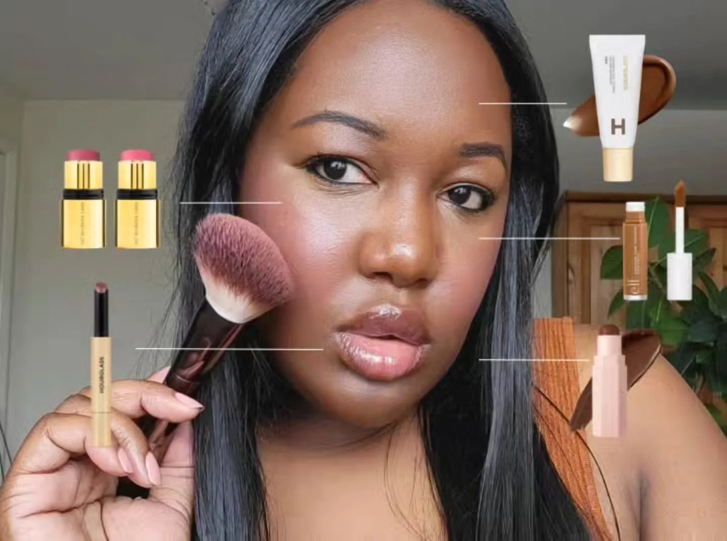 No matter how many times I reinvent myself my go-to makeup routine will remain the same. I'll legit be 75 doing this same step by step.

Here it is&hellip;

@hourglasscosmetics Veil Fluid Makeup Foundation
@elfcosmeticsuk Hydrating Camo Concealer 
fe