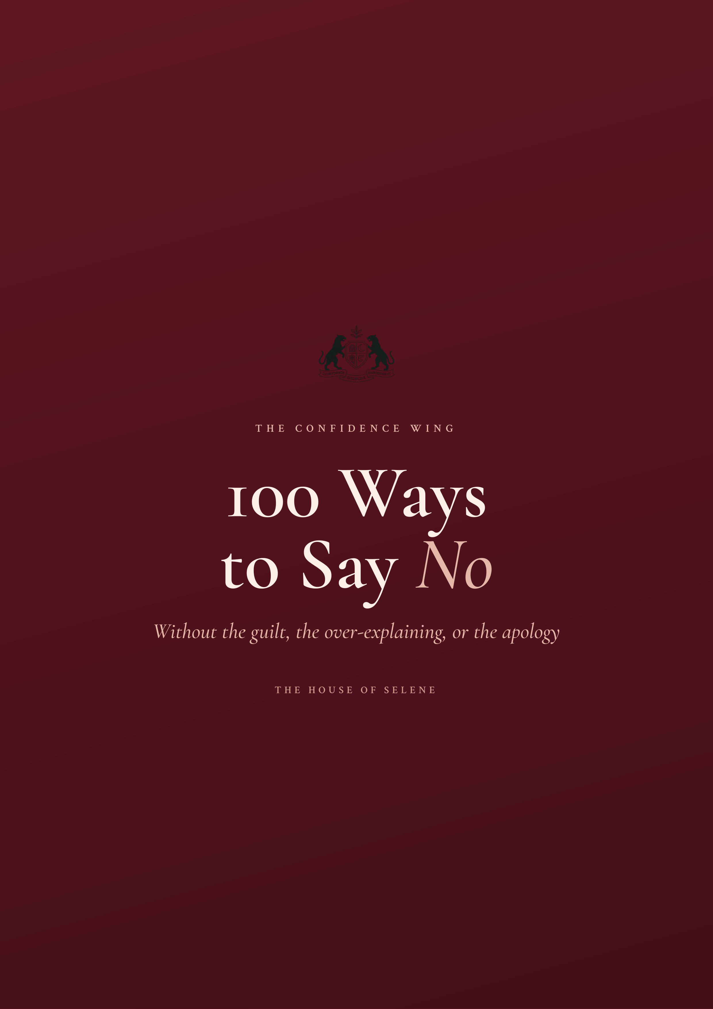 100 Ways to Say No Without Feeling Guilty