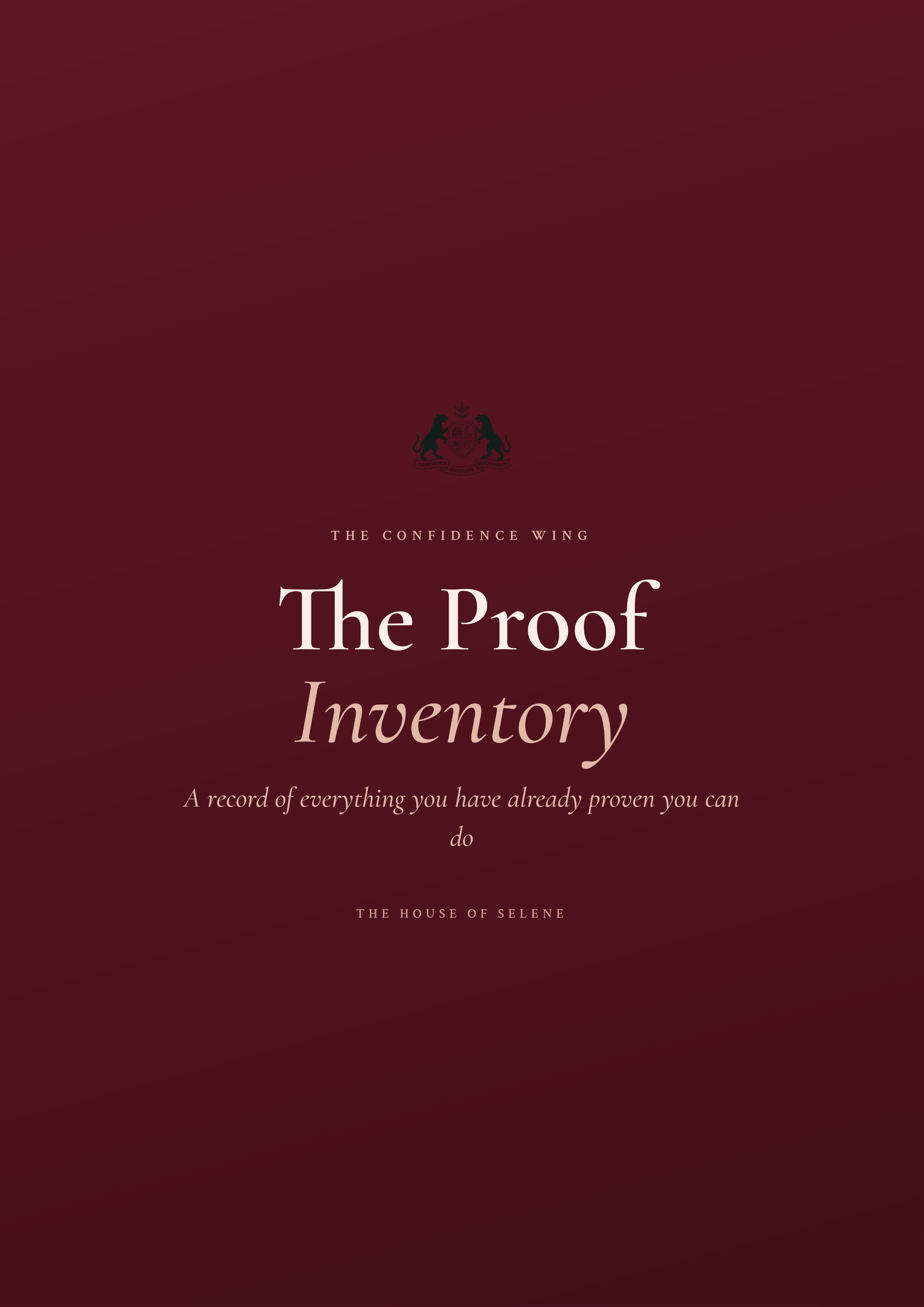 The Proof Inventory