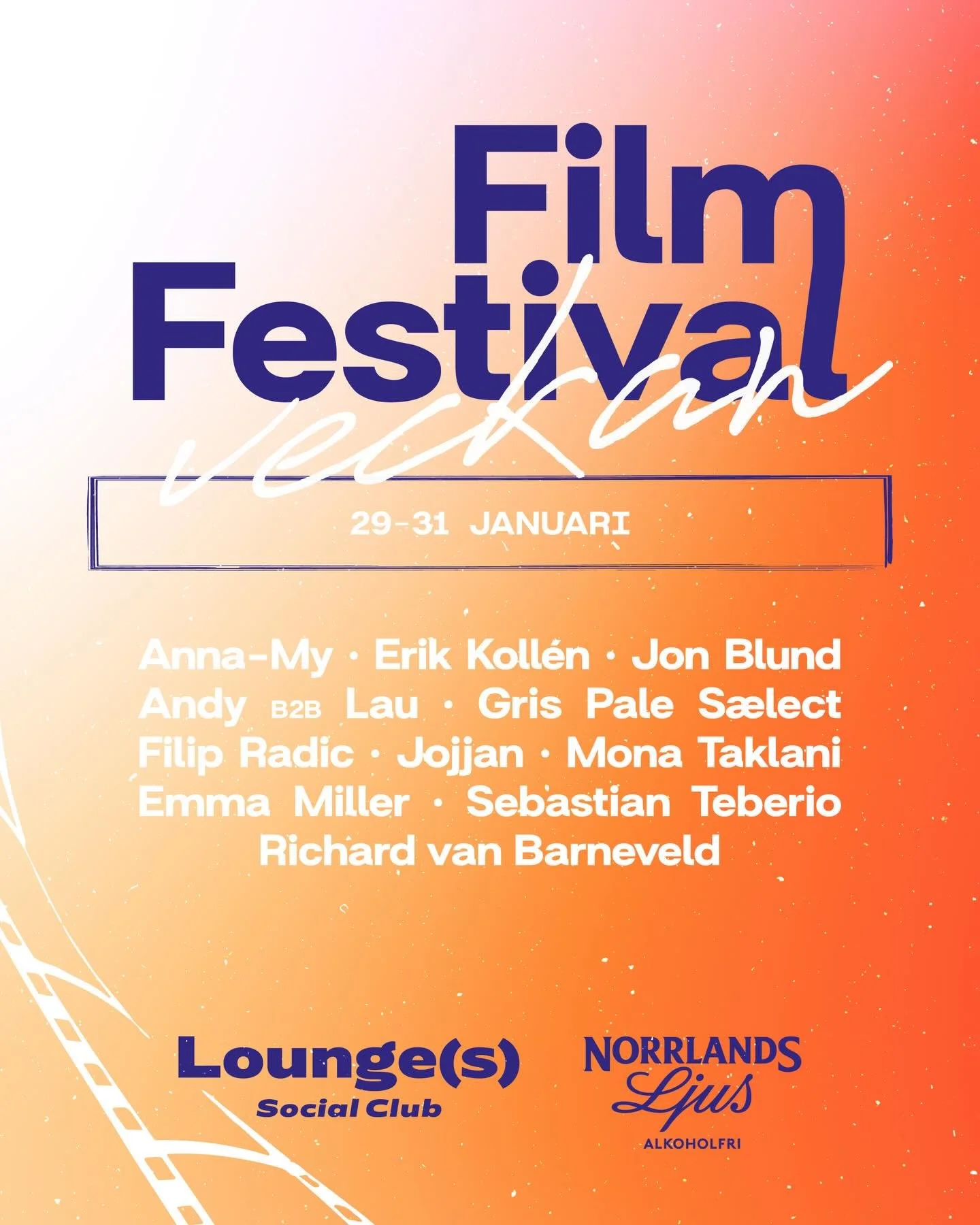 Filmfestivalveckan! Fri entr&eacute; samt k&ouml;f&ouml;retr&auml;de innan 23.00 med G&ouml;teborg Film Festival-biljett!

Torsdag: 22.00 - 03.00
Fredag: 17.00 - 04.00
L&ouml;rdag: 22.00 - 04.00