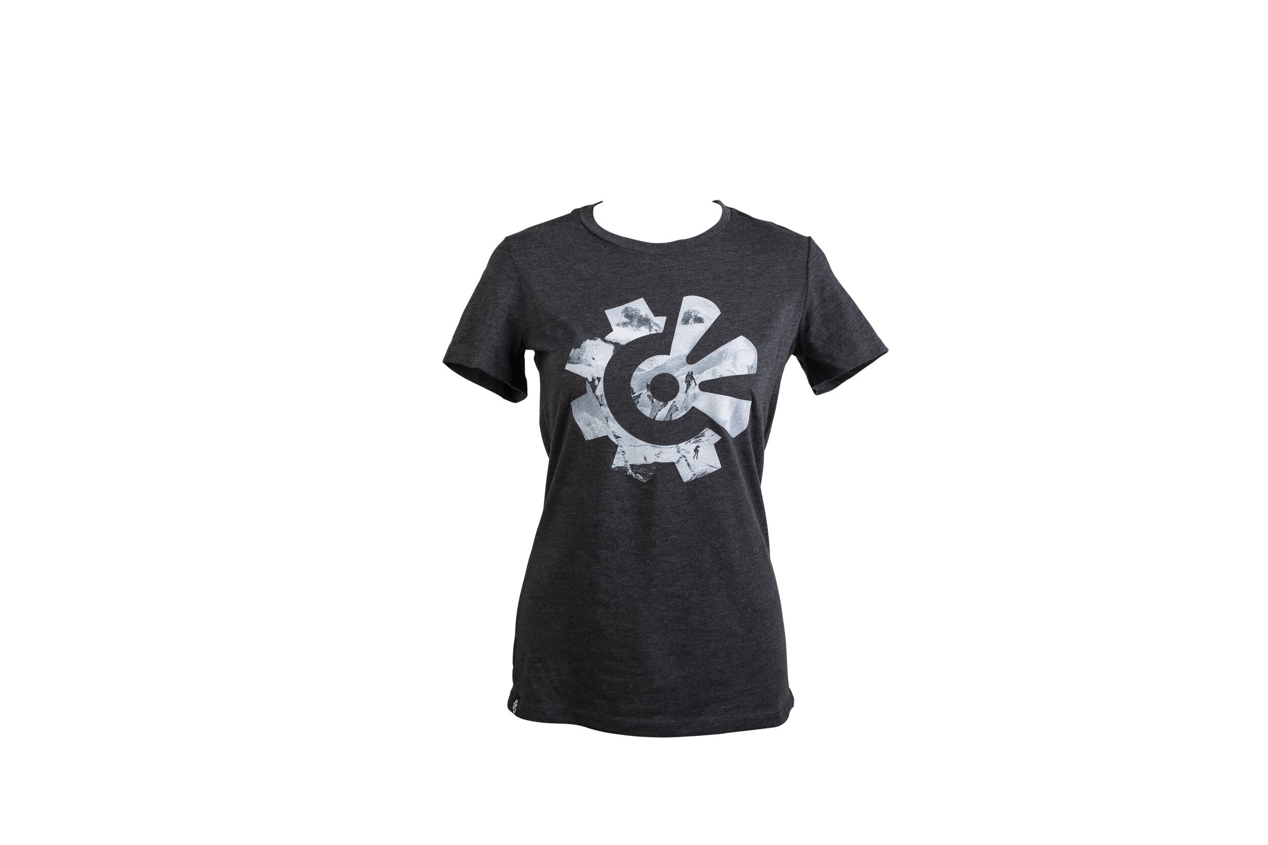 fisher creative ladies logo t shirt black