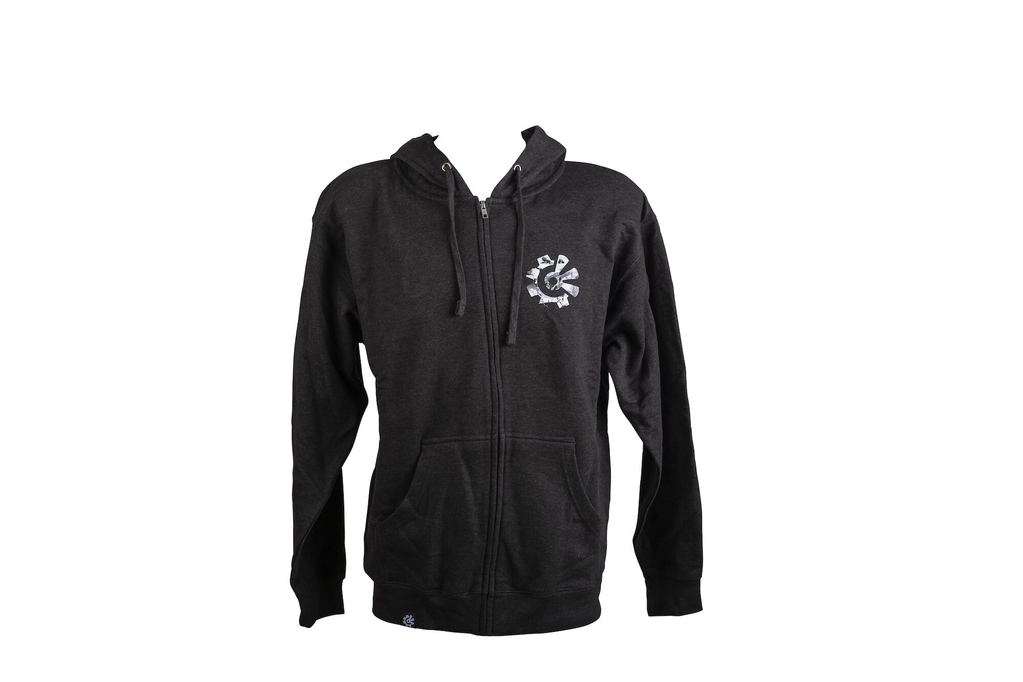fisher creative black hoodie front