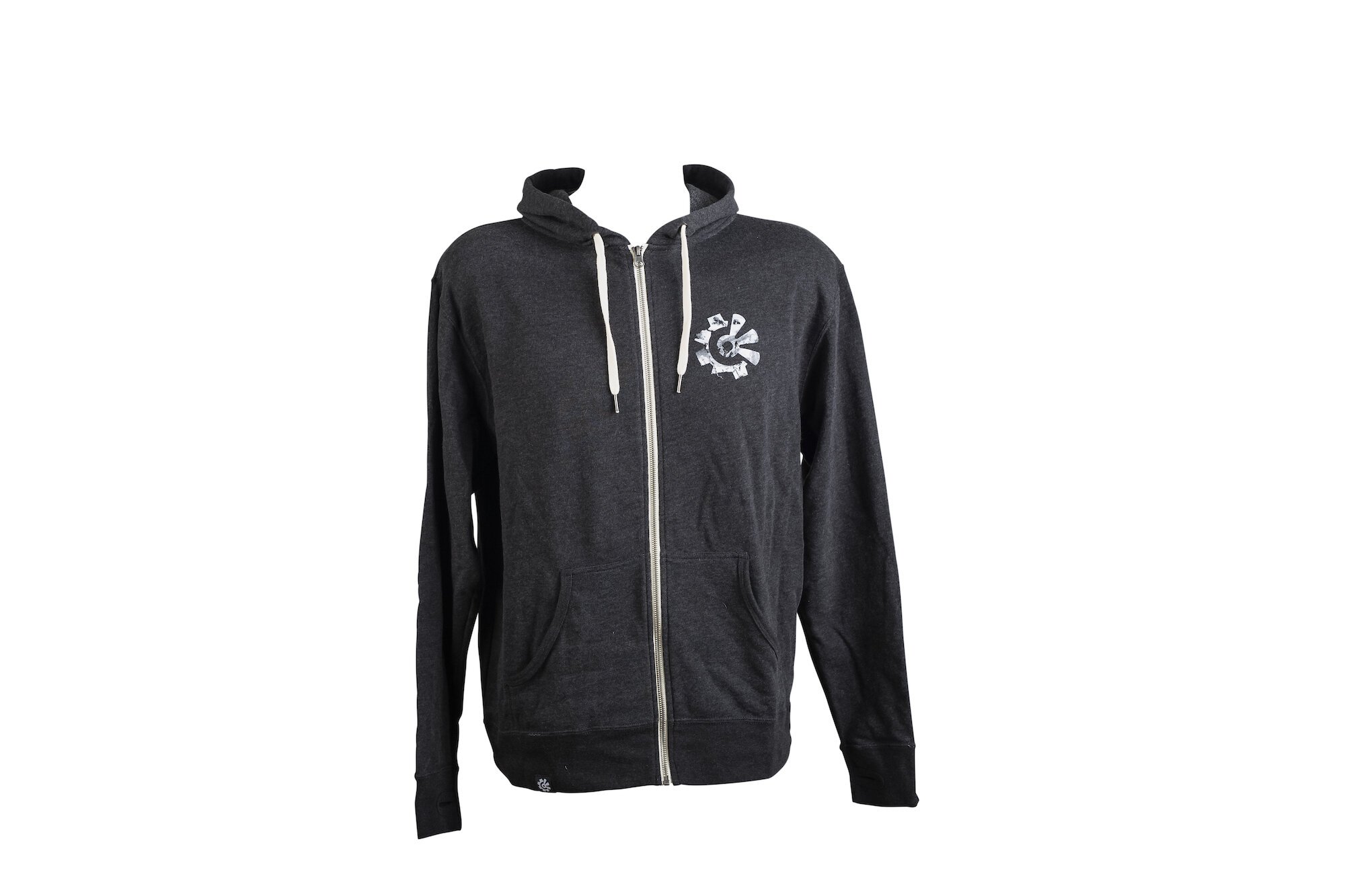fisher creative gray hoodie front