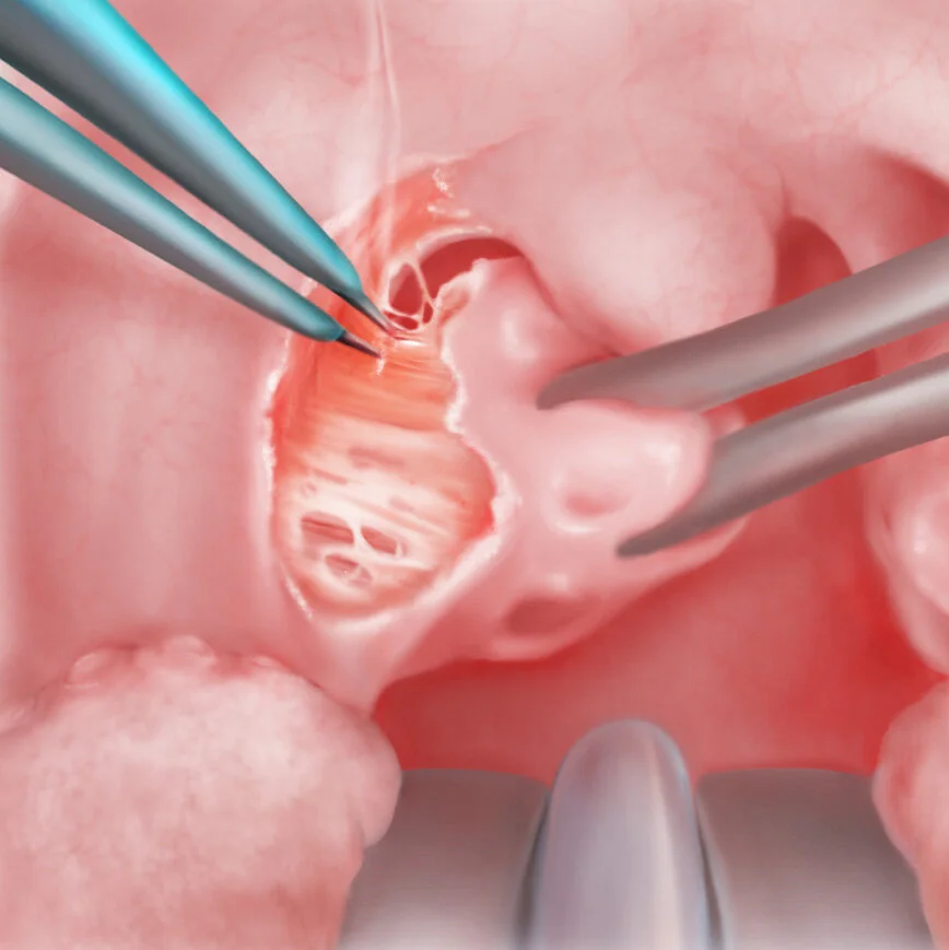 Tonsillectomy - Illustrated Surgical Sequence — ELVIRE THOUVENOT