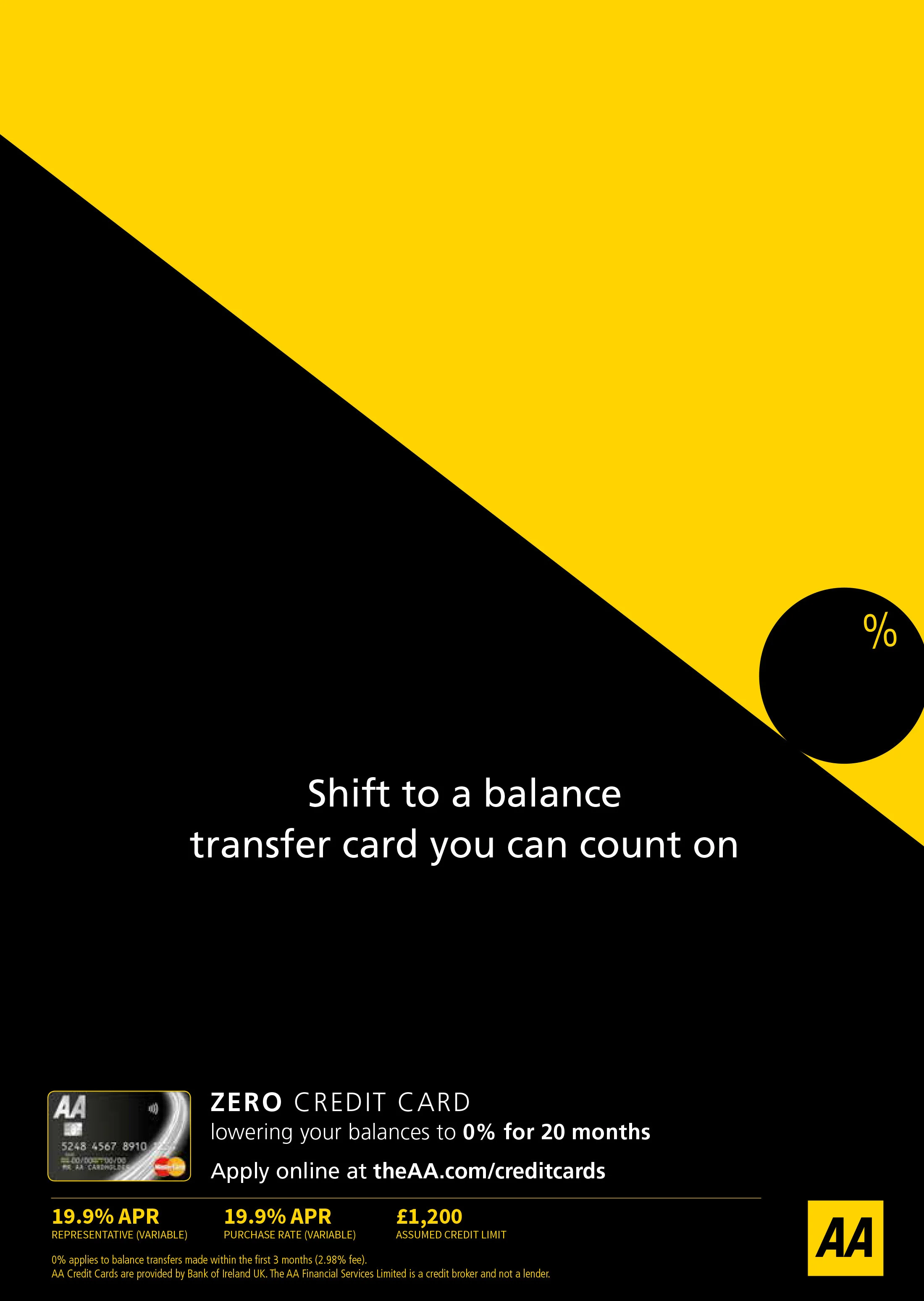  Zero Credit Card – press ad 