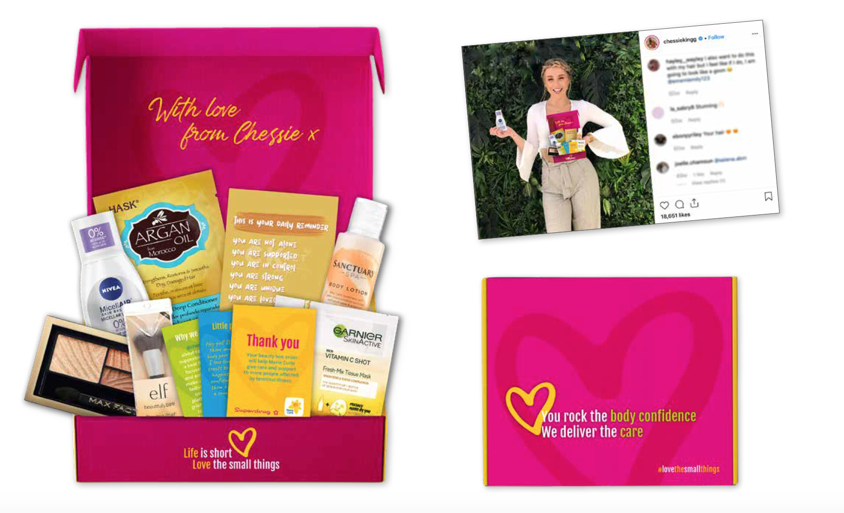 Influencer campaign idea with beauty subscription box