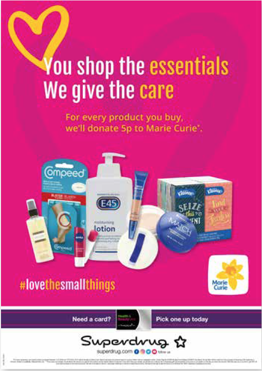 DARE magazine ad – Superdrug