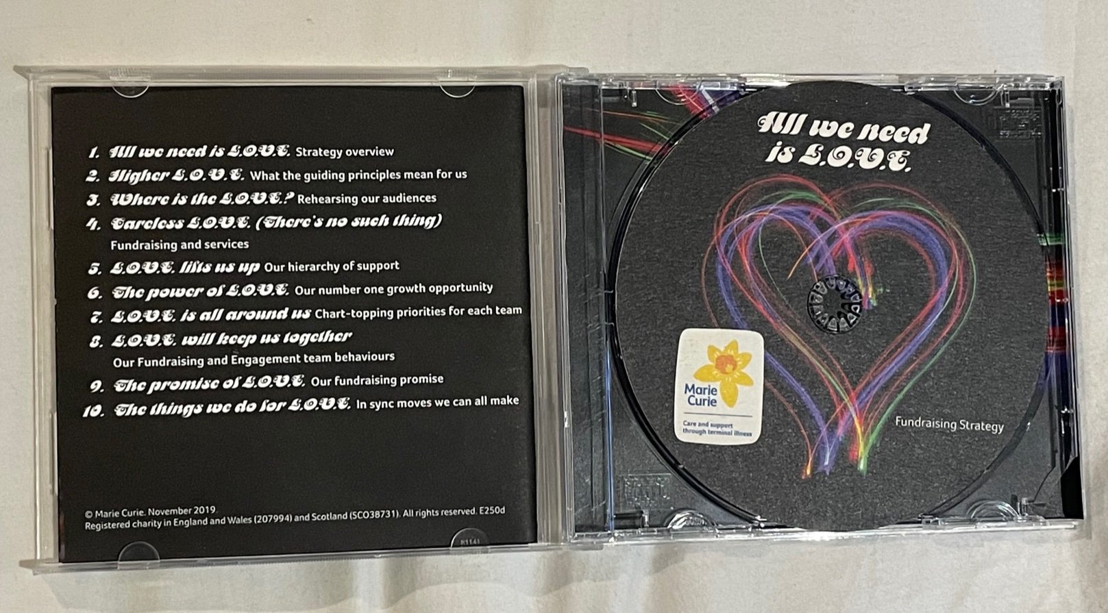 CD and back liner