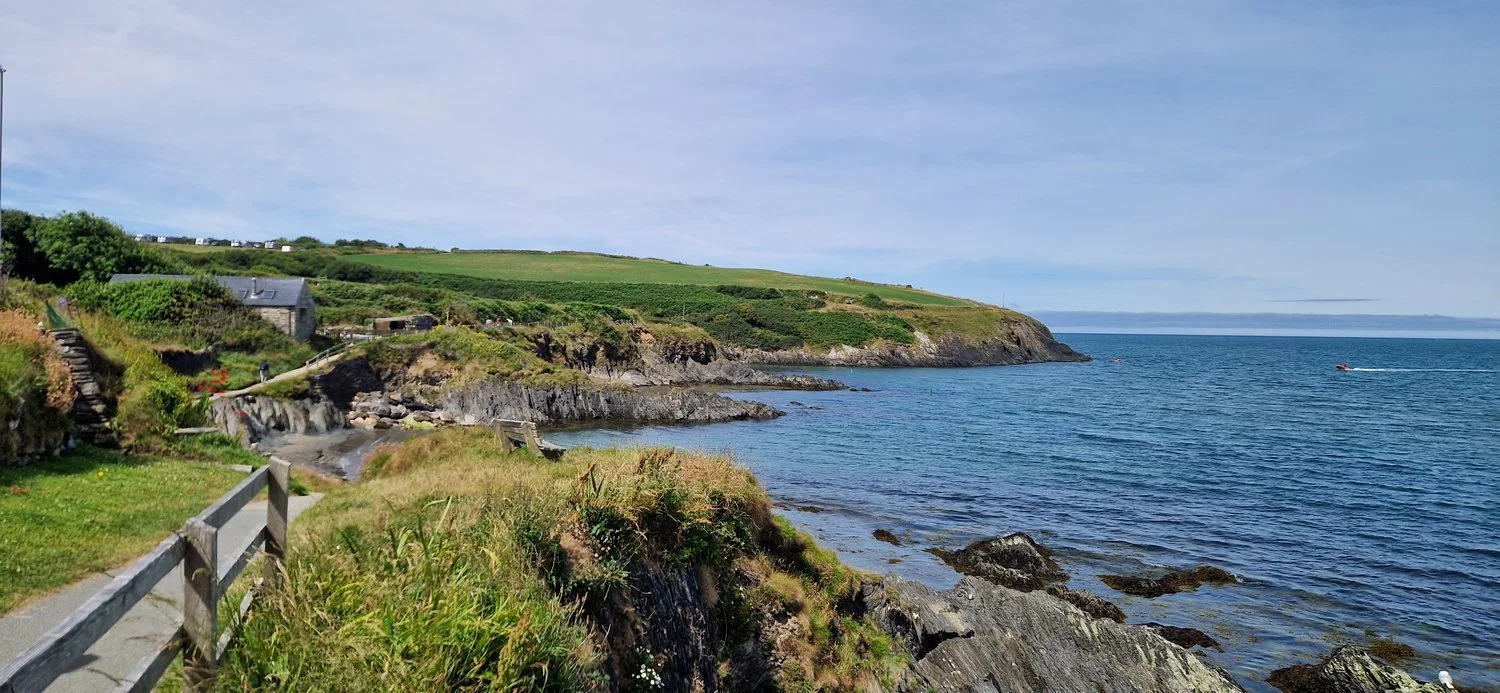 View From Pembrokshire Coastal Path. Sea views.