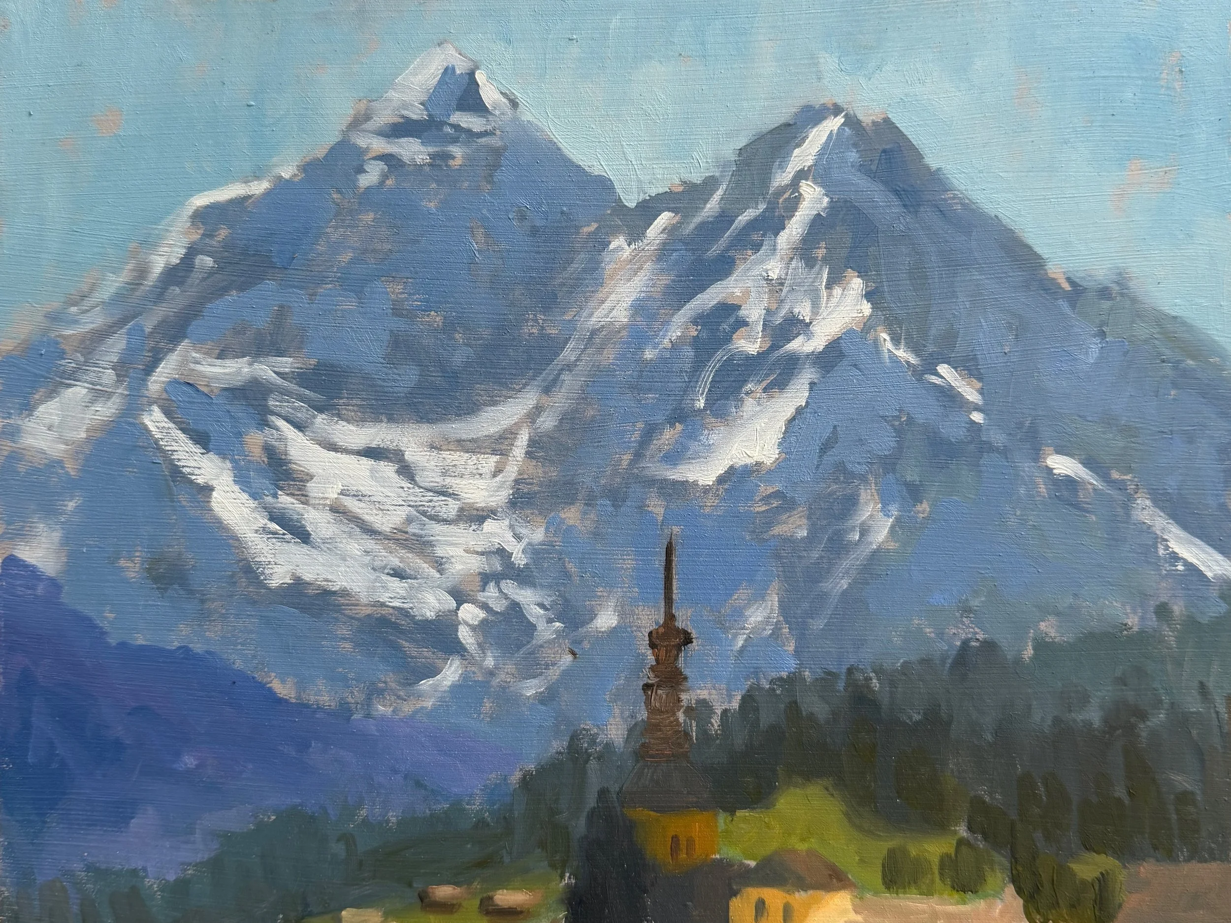 Mont Blanc from Combloux