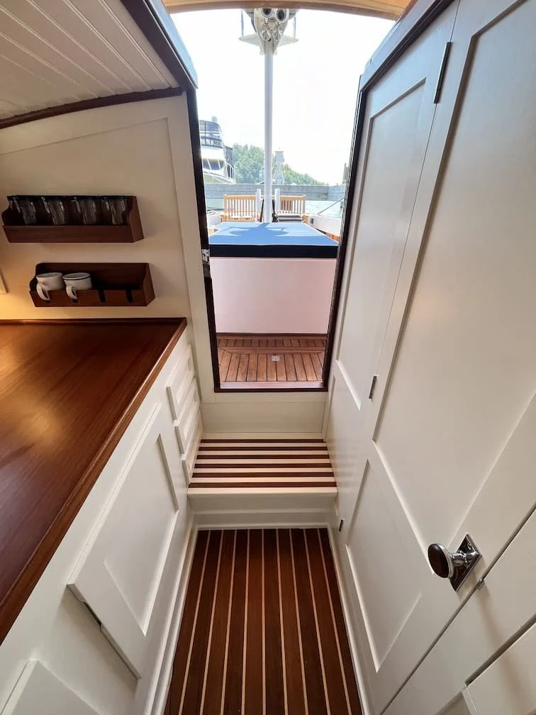 custom interior for Wasque 26