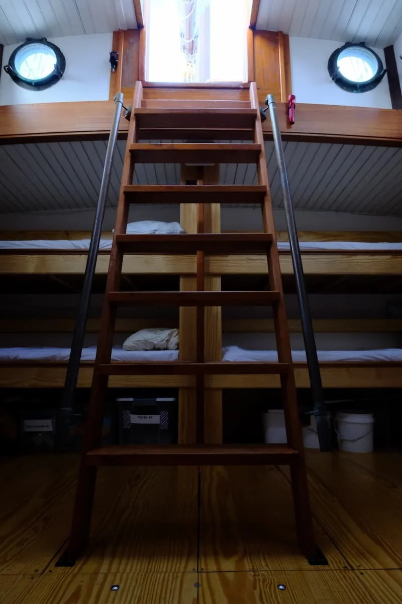 Finished custom interior of schooner Alliance