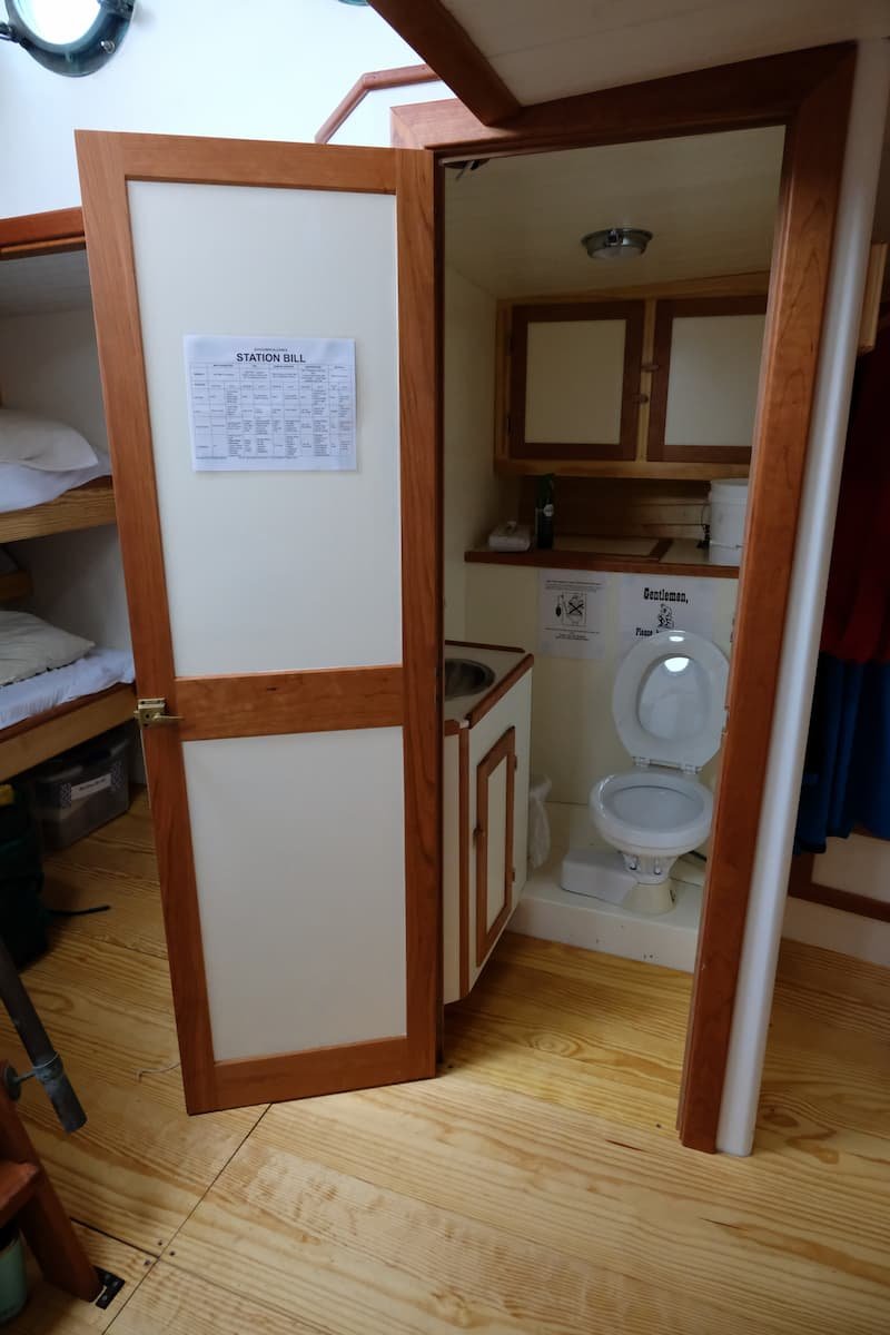 Finished custom interior of schooner Alliance