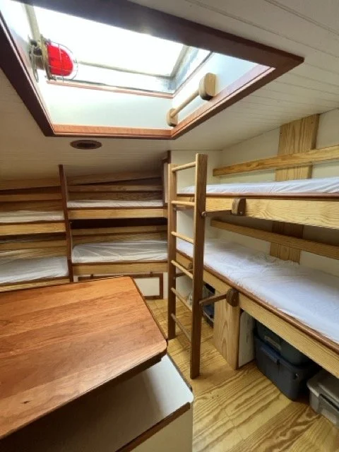 Build out of new schooner interior