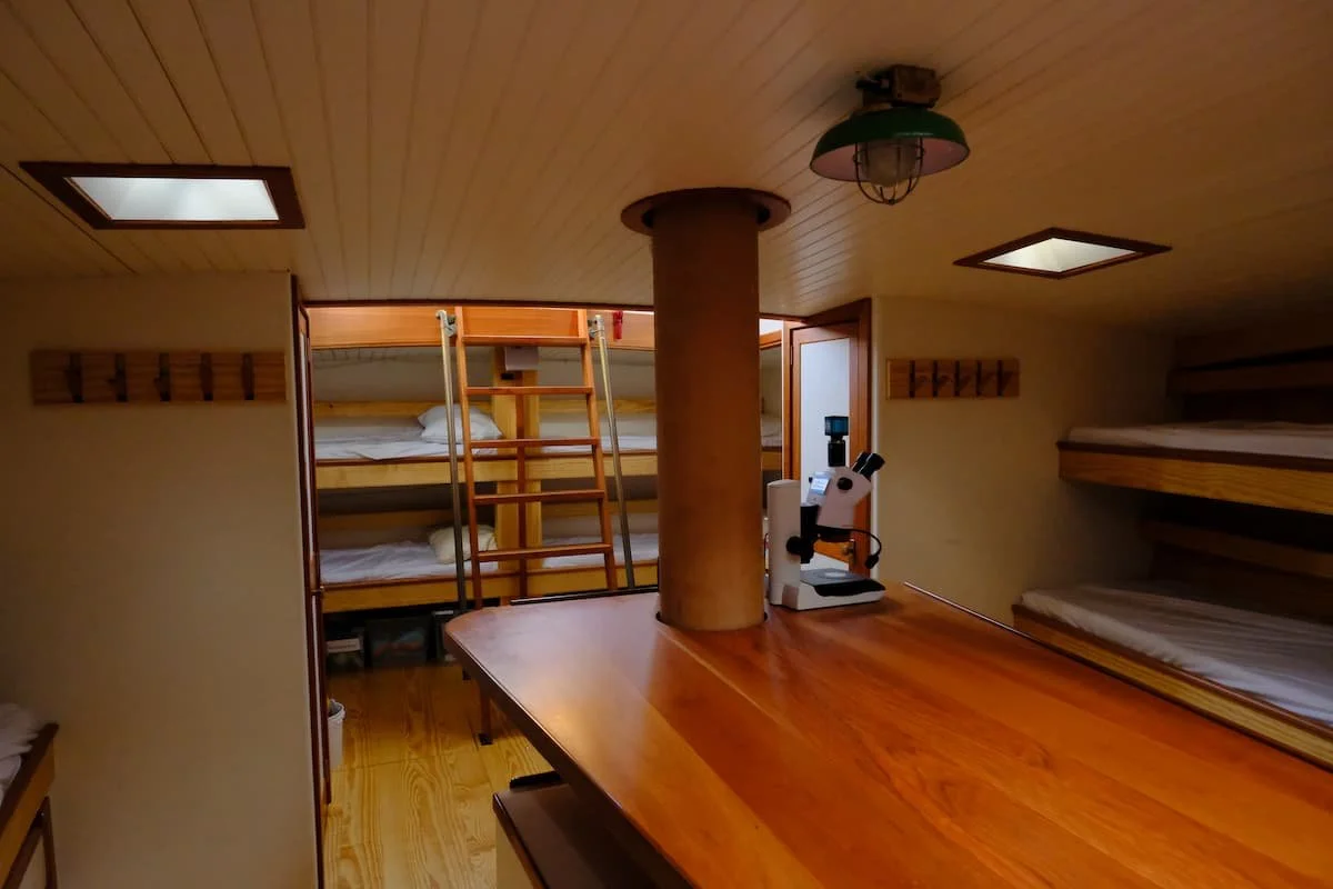 Finished custom interior of schooner Alliance