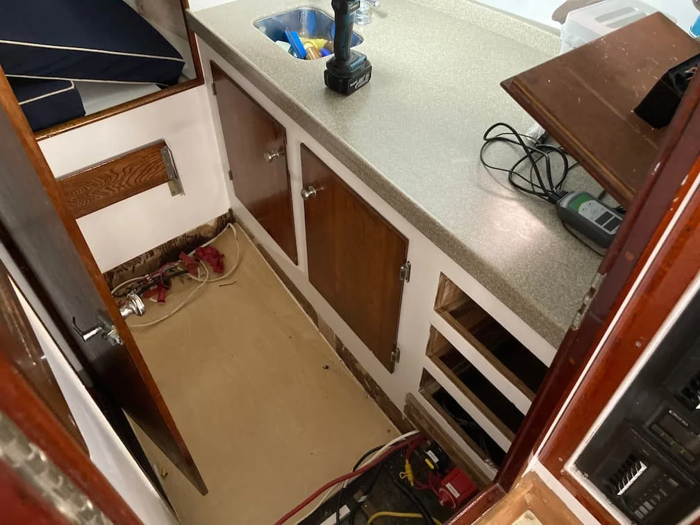 before retrofit of interior