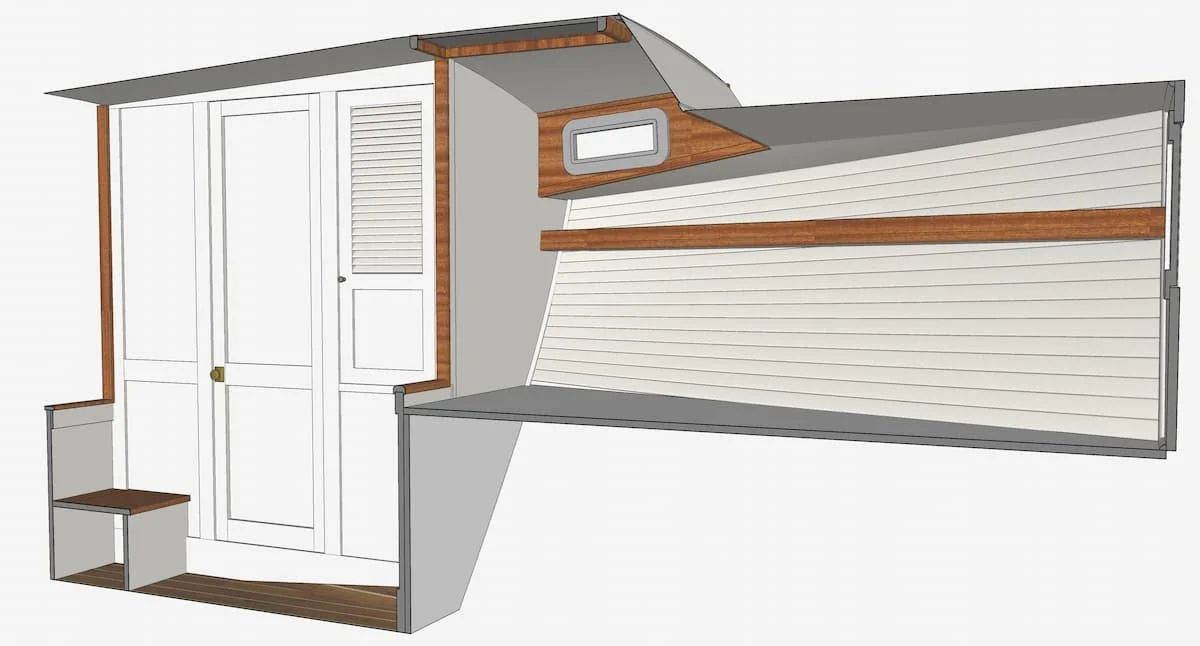 3-D rendering of new interior