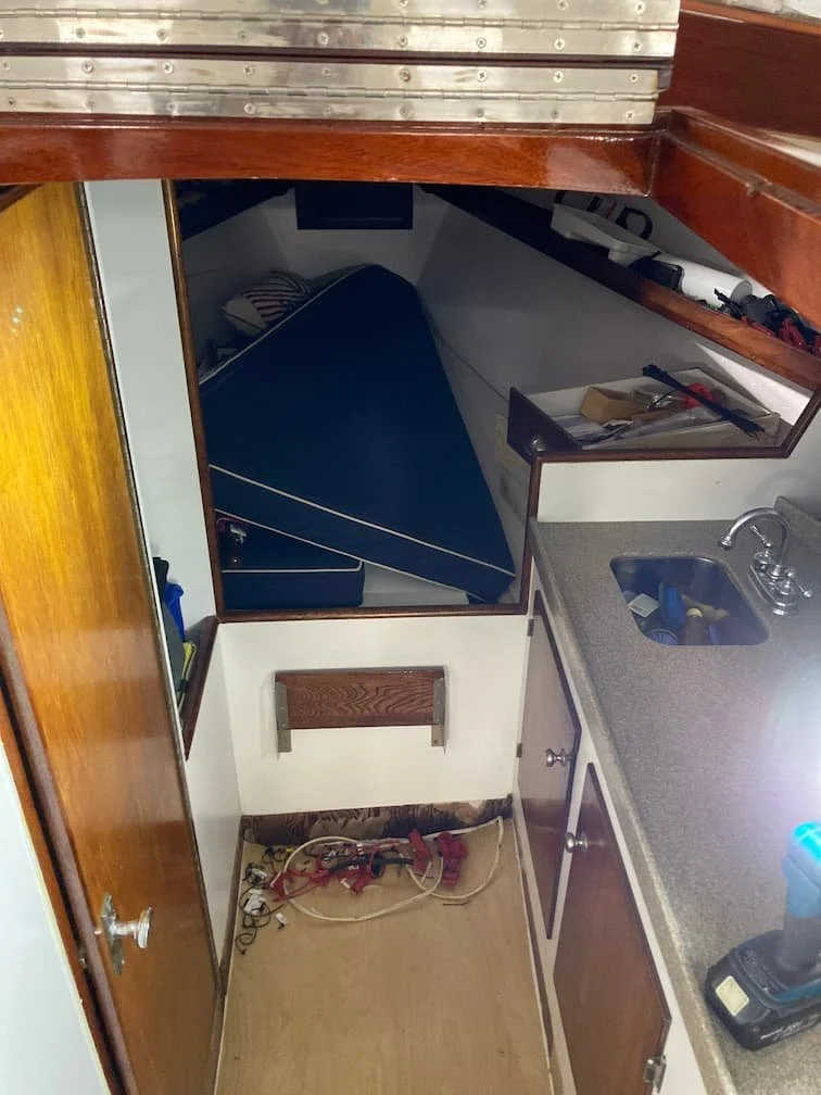 before retrofit of interior