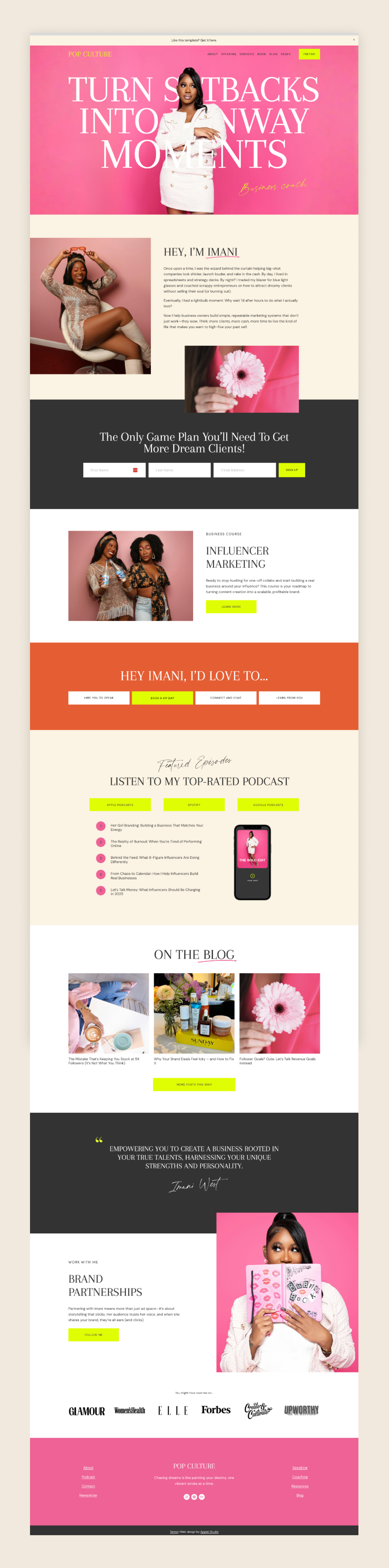 Premium Squarespace Template for Authors — Applet Studio