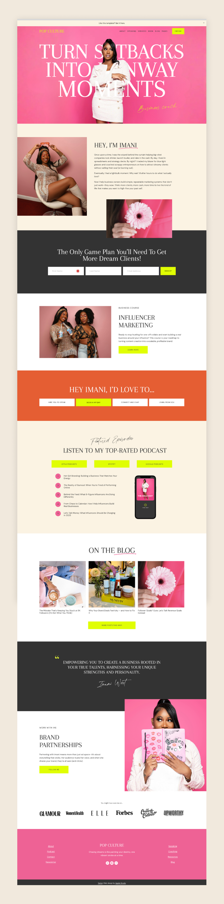 Premium Squarespace Template for Authors — Applet Studio