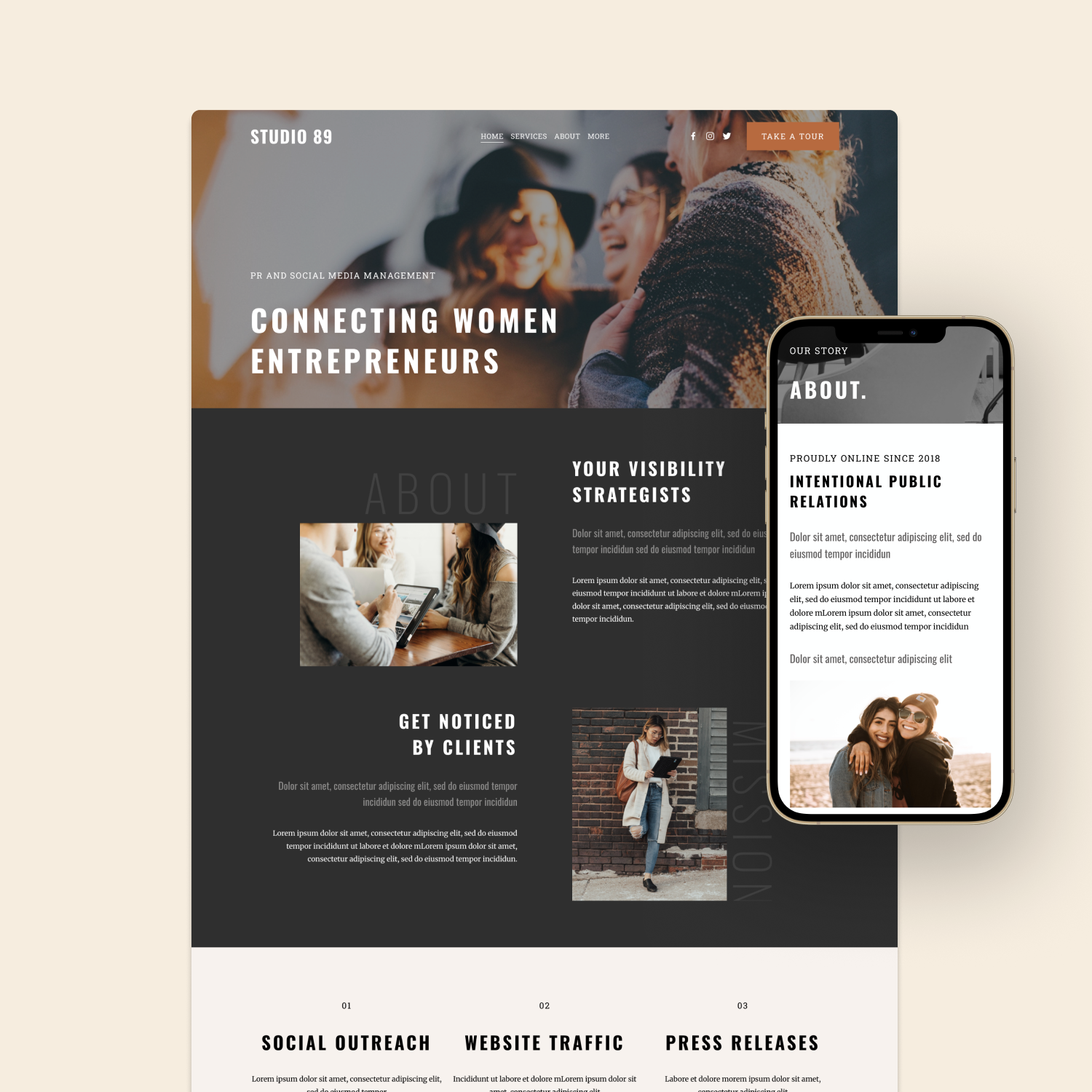 Studio89 – Squarespace 7.1 Fluid Engine