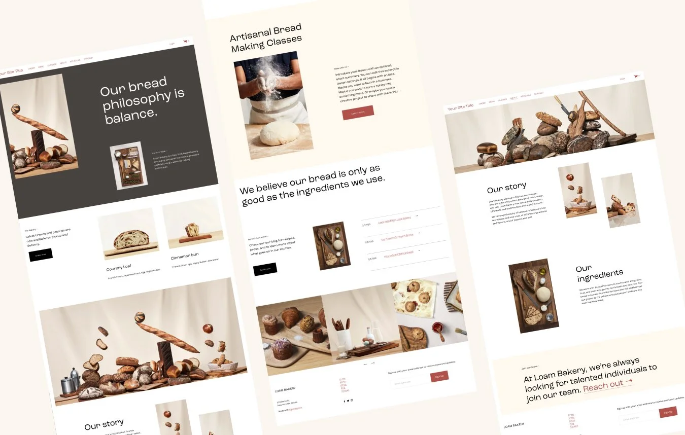 Free Squarespace Template Loam