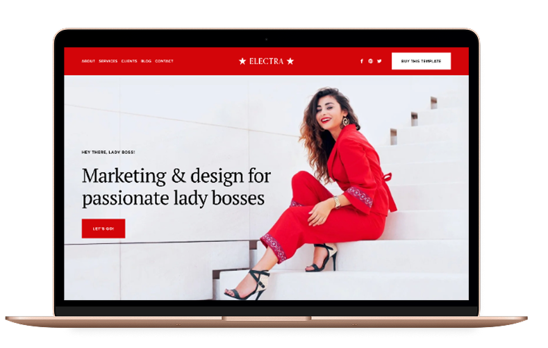 Electa Squarespace template for coaches scaling their coaching business