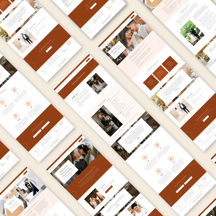Web Design For A Wedding Planner — Applet Studio
