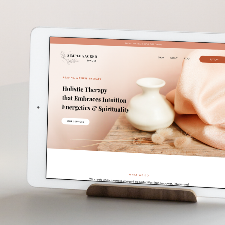 Squarespace Website for Therapy Practice — Applet Studio
