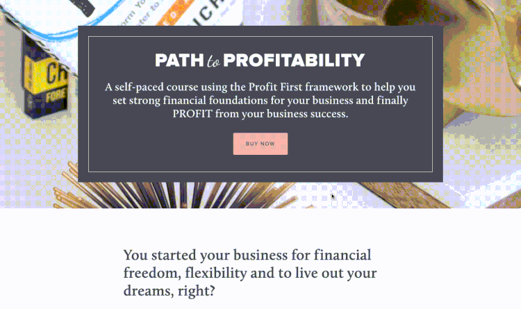 Squarespace Sales Page For a Financial Coach: Case Study — Applet Studio