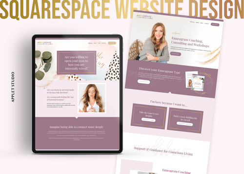 Romantic Squarespace Website for Enneagram Coaching Brand — Applet Studio
