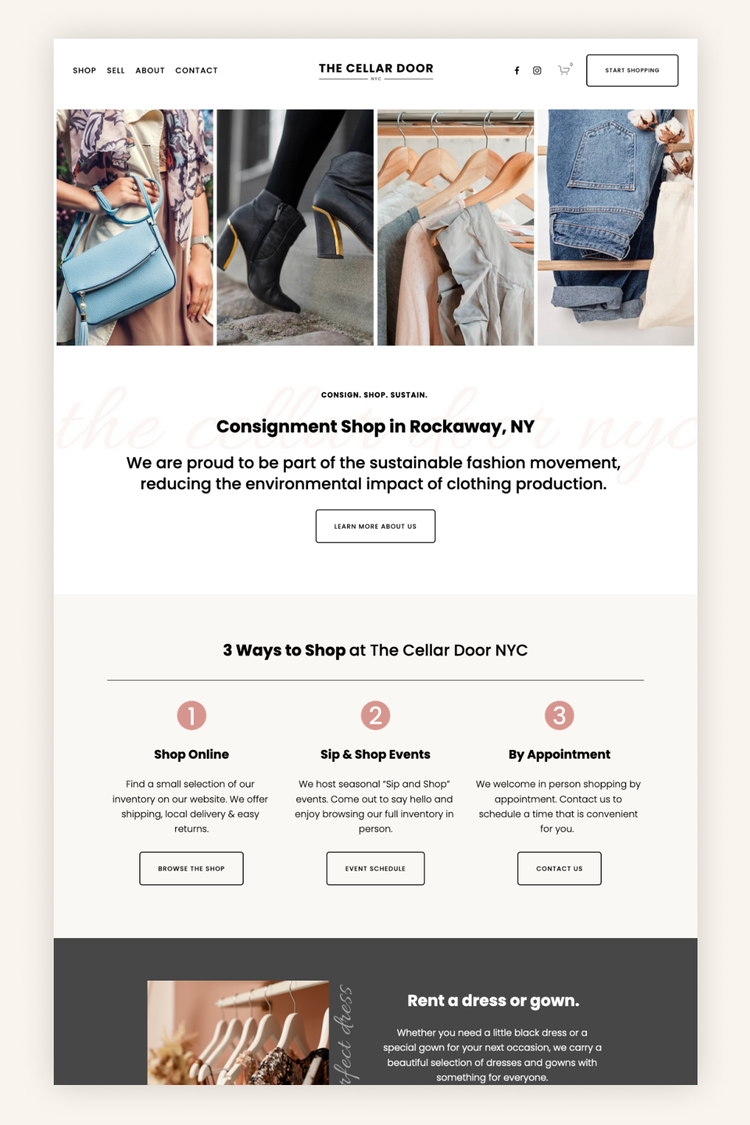 Fashion Retail Ecommerce Website - Web Design NYC
